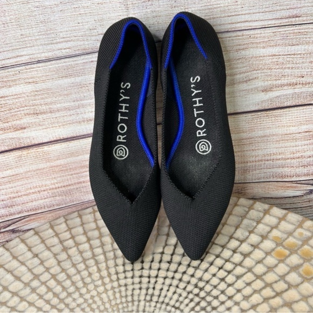 Rothy's Black Points Flats 5